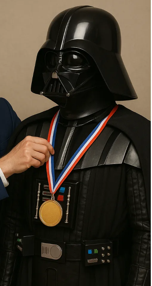 Darth Vader declines to accept tRump’s Presidential Medal of Freedom